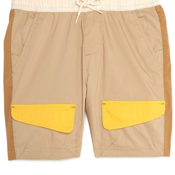 Boy’s tan Color Block mustard Explorer wrinkle resistant shorts size XL (14-16)‎ - Picture 1 of 8